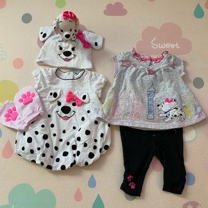 Disney Parks 101 Dalmatian Baby Girl Bundle